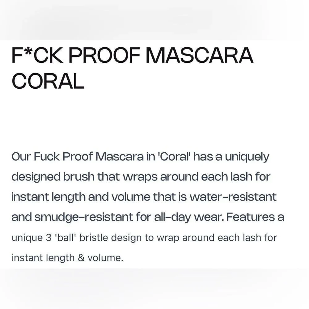 NIB Jeffree Star F*ck Proof Mascara & Supreme Gloss - No Apologies
